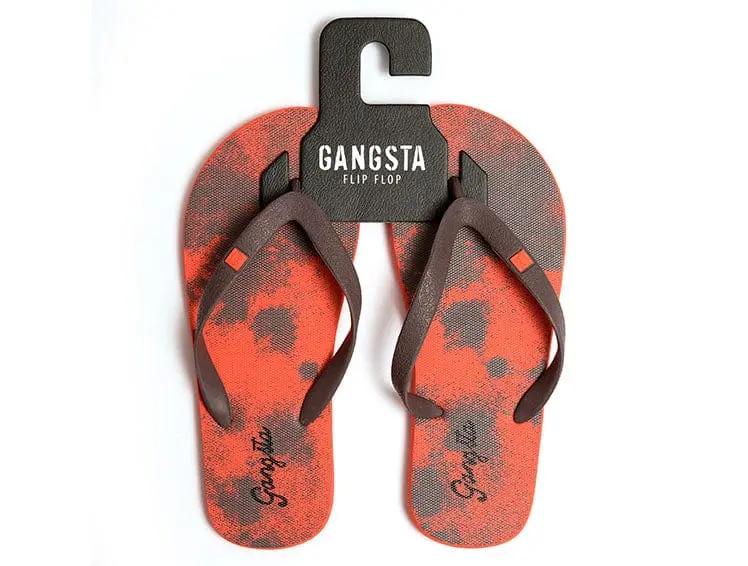 Sandalia Gangsta Tie Dye Hombre Rojo - Image 5