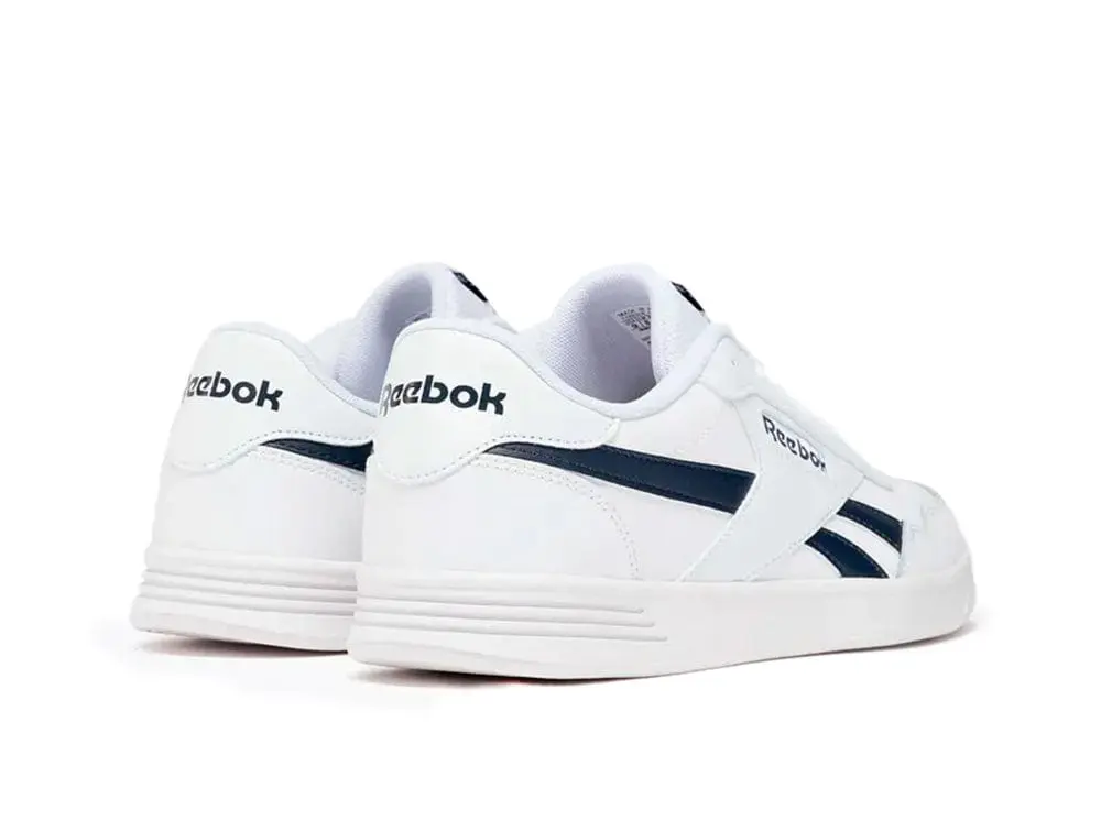 Zapatilla Reebok Court Advance Hombre Blanco - Azul - Image 4