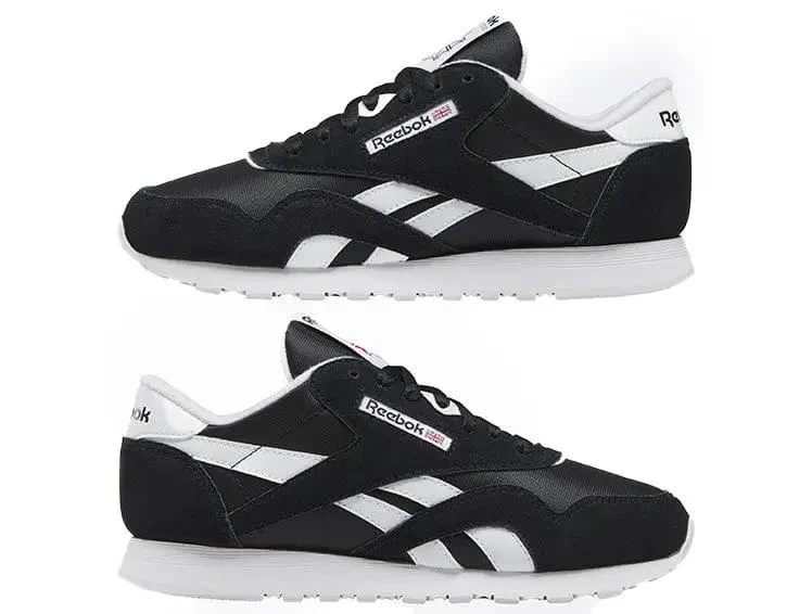 Zapatilla Reebok Cl Nylon Mujer Negro - Image 5
