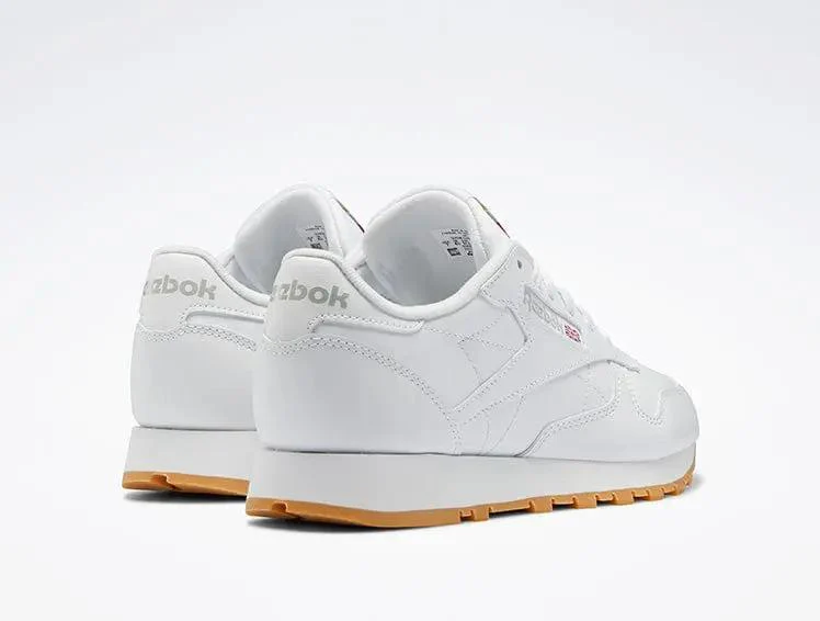 Zapatilla Reebok Classic Leather Cuero Mujer Blanco - Image 10