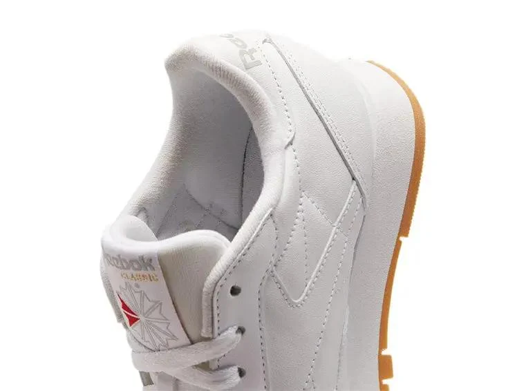 Zapatilla Reebok Classic Leather Cuero Mujer Blanco - Image 12