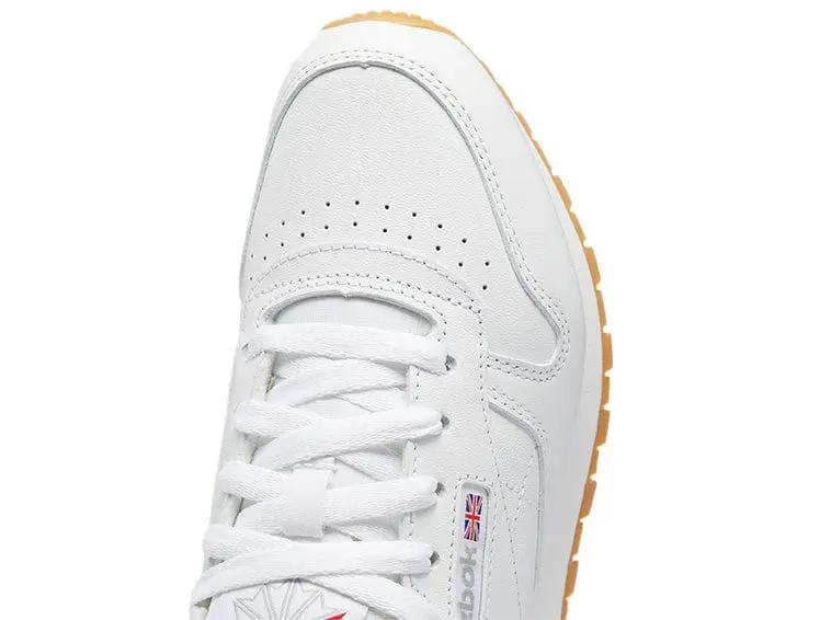 Zapatilla Reebok Classic Leather Cuero Mujer Blanco - Image 4