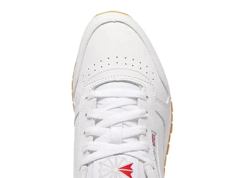 Zapatilla Reebok Classic Leather Cuero Mujer Blanco - Image 7
