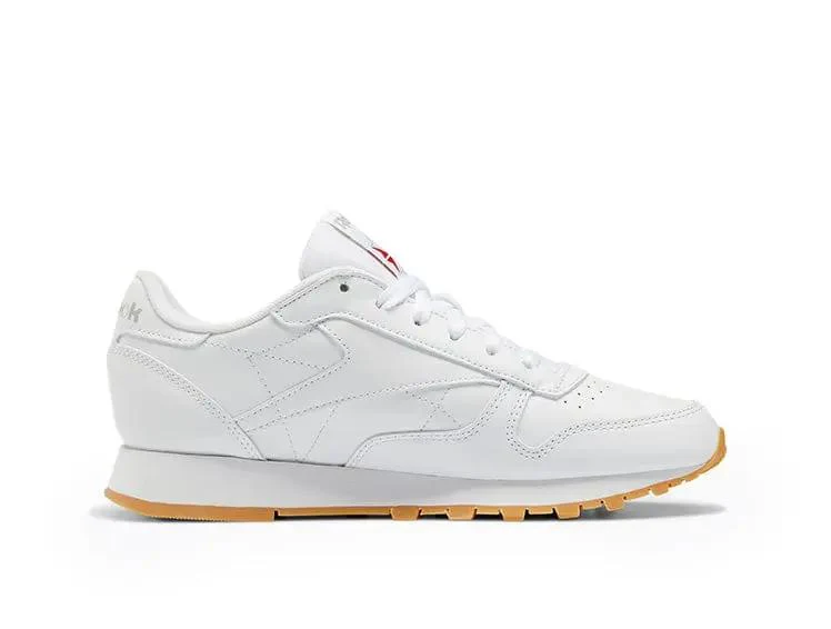 Zapatilla Reebok Classic Leather Cuero Mujer Blanco - Image 8