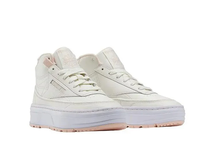Zapatilla Reebok Club C Geo Mid Mujer Beige - Image 2