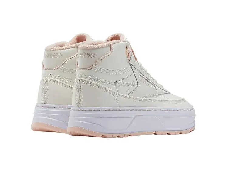 Zapatilla Reebok Club C Geo Mid Mujer Beige - Image 3