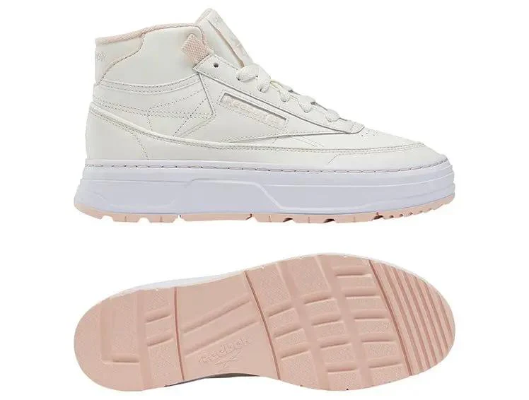 Zapatilla Reebok Club C Geo Mid Mujer Beige - Image 5