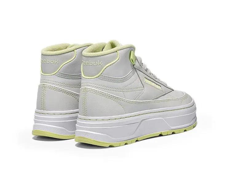 Zapatilla Reebok Club C Geo Mid Mujer Gris - Image 3