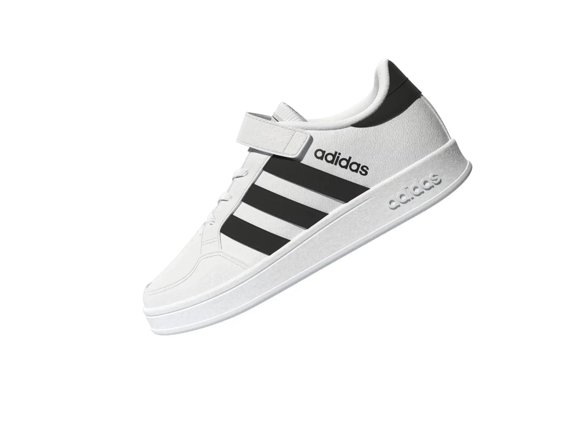 Zapatilla Adidas Breaknet Niños Blanco - Image 10
