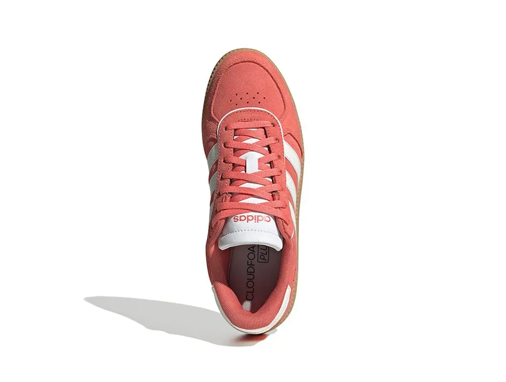 Zapatilla Adidas Breaknet Sleek Mujer Rojo - Blanco - Suela Gum - Image 6