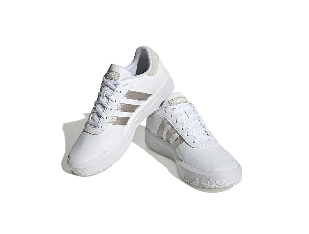 Zapatilla Adidas Court Plataforma Mujer Blanco - Image 2