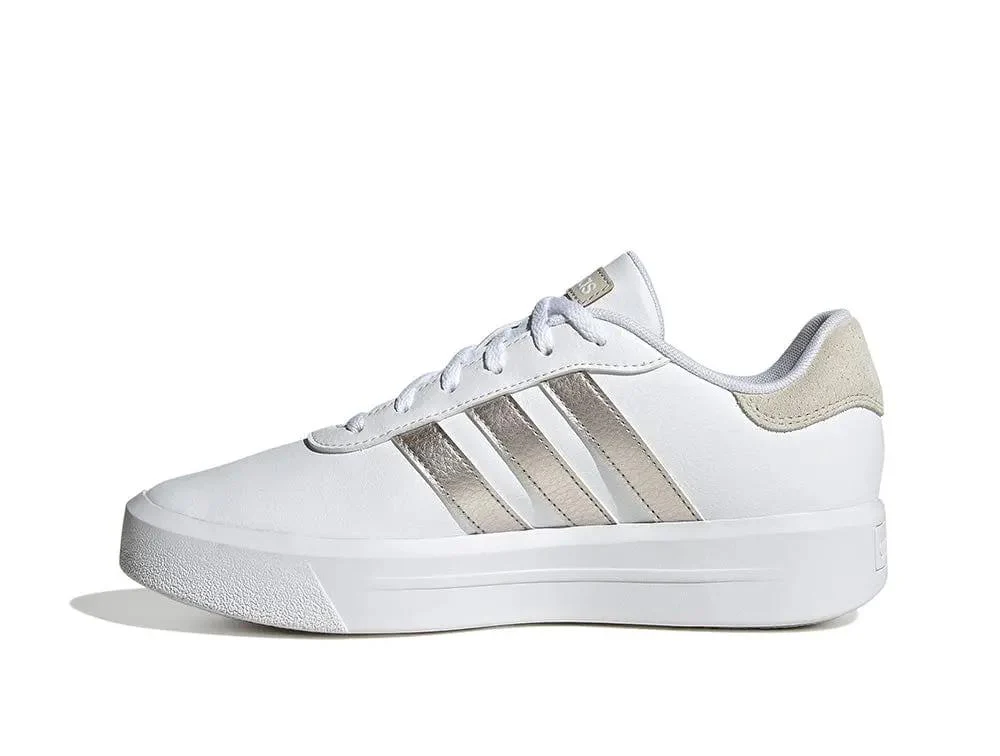 Zapatilla Adidas Court Plataforma Mujer Blanco - Image 3