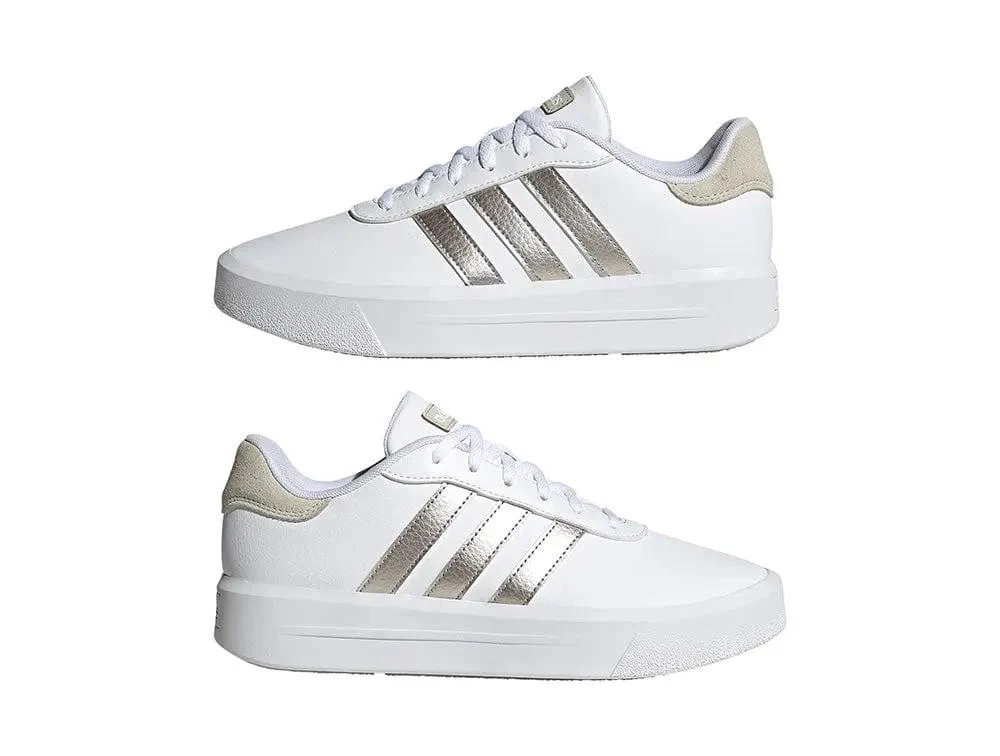 Zapatilla Adidas Court Plataforma Mujer Blanco - Image 6