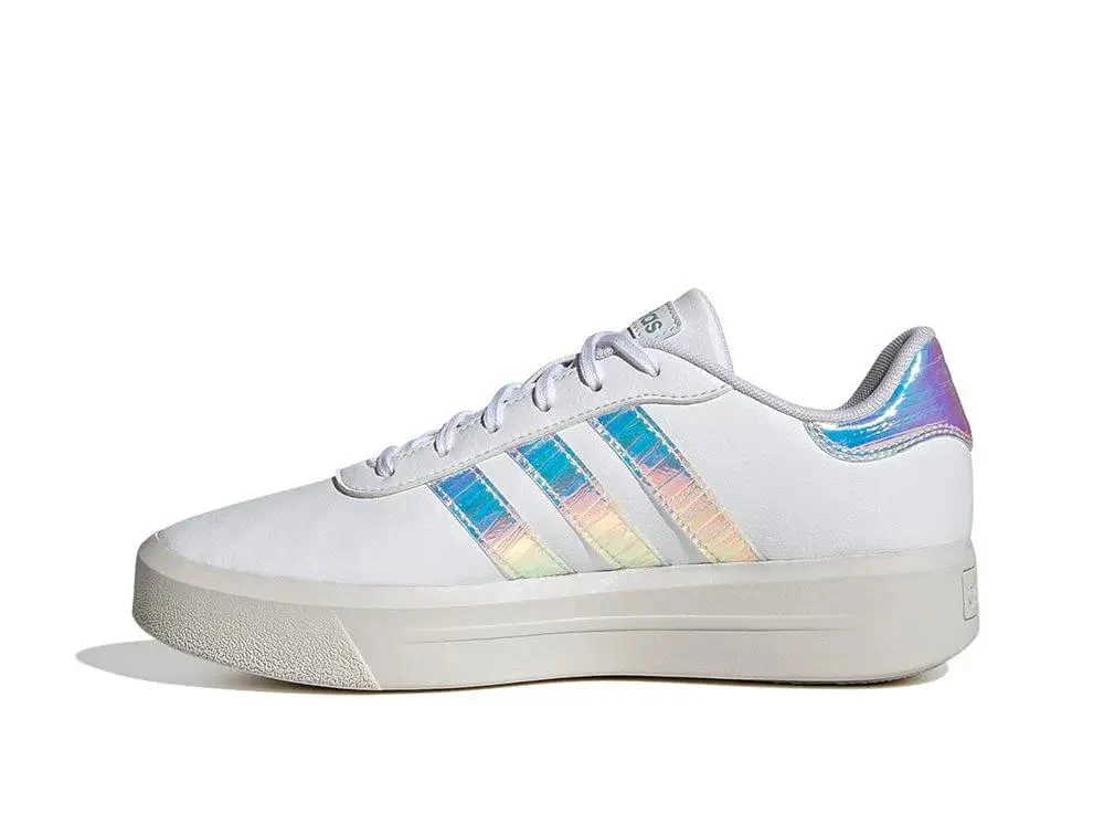 Zapatilla Adidas Court Plataforma Mujer Blanco - Image 3