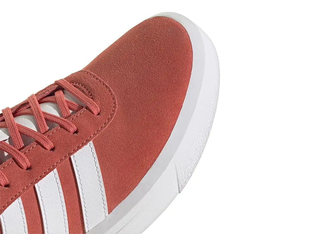 Zapatilla Adidas Court Plataforma Suede Mujer Coral - Blanco - Image 2