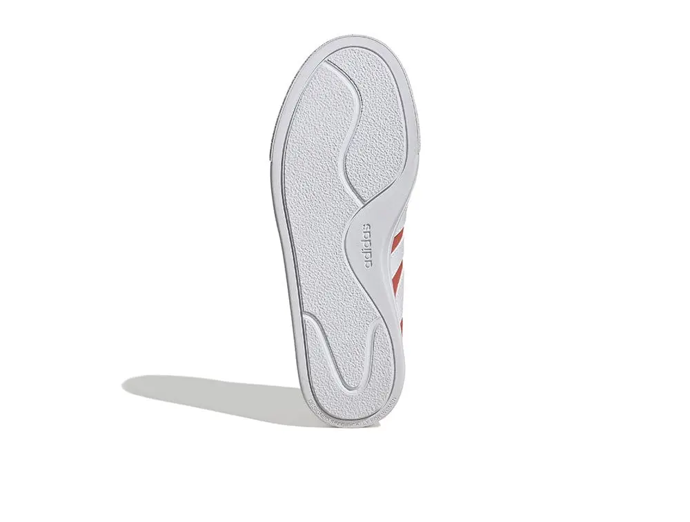 Zapatilla Adidas Court Plataforma Suede Mujer Coral - Blanco - Image 5