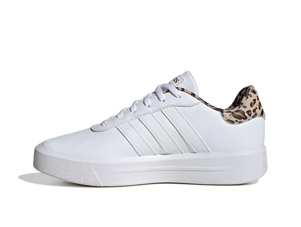 Zapatilla Adidas Court Platform Mujer Blanco - Print - Image 3