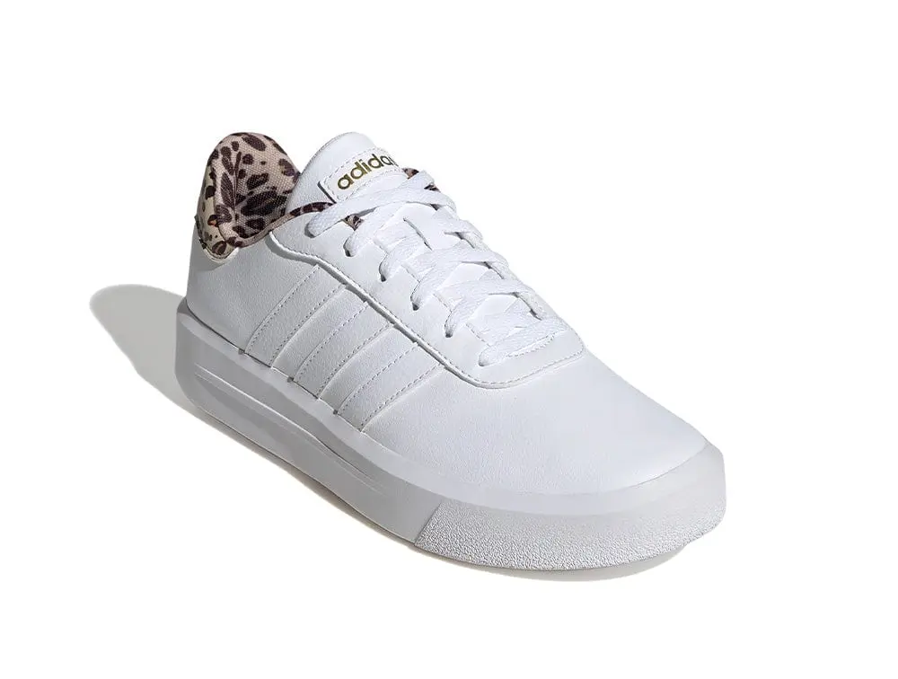 Zapatilla Adidas Court Platform Mujer Blanco - Print - Image 4