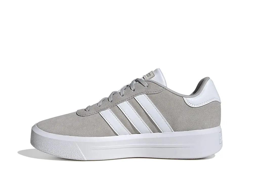 Zapatilla Adidas Court Platform Suede Mujer Gris - Image 2