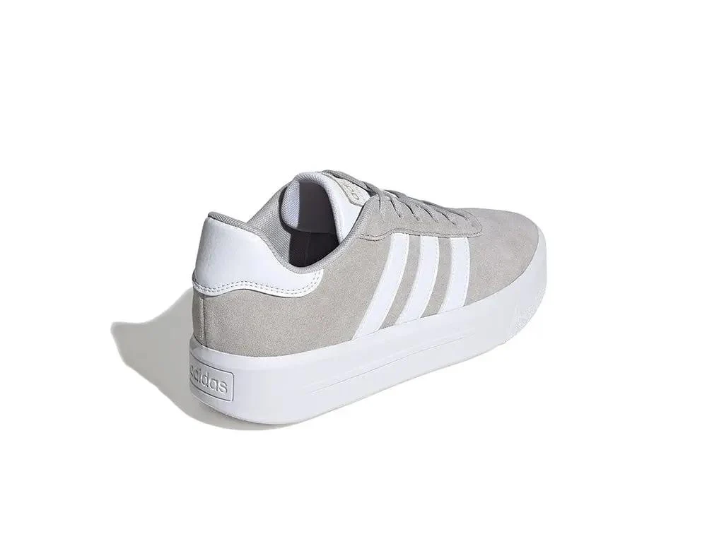 Zapatilla Adidas Court Platform Suede Mujer Gris - Image 4