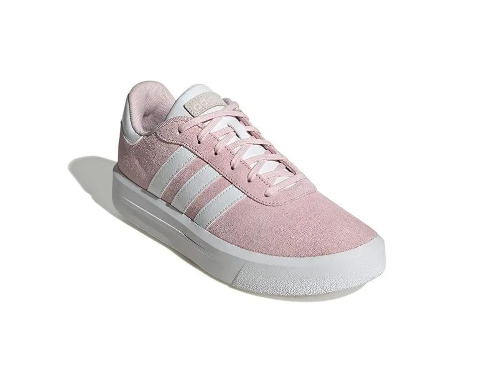 Zapatilla Adidas Court Suede Mujer Blanco - Image 2