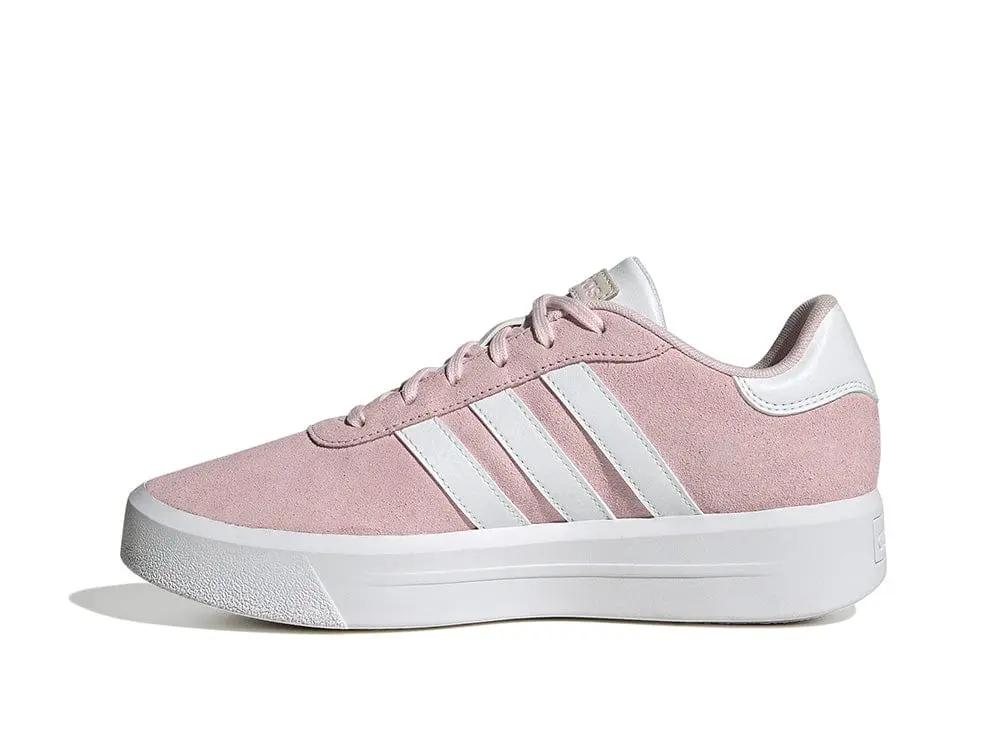 Zapatilla Adidas Court Suede Mujer Blanco - Image 3
