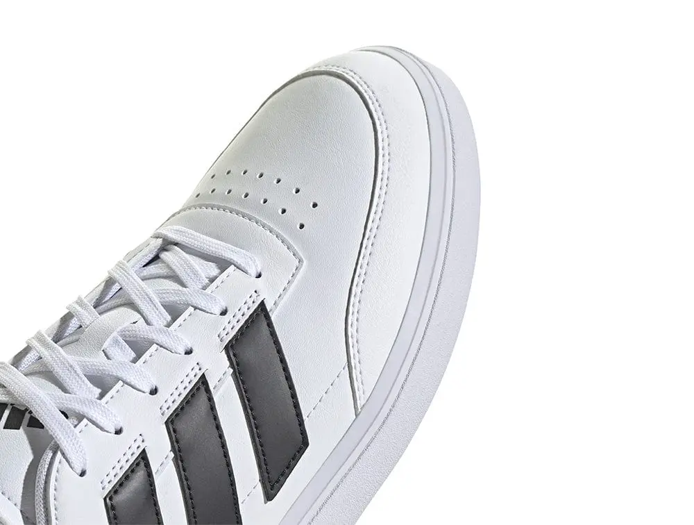 Zapatilla Adidas Courtblock Hombre Blanco - Negro - Image 2