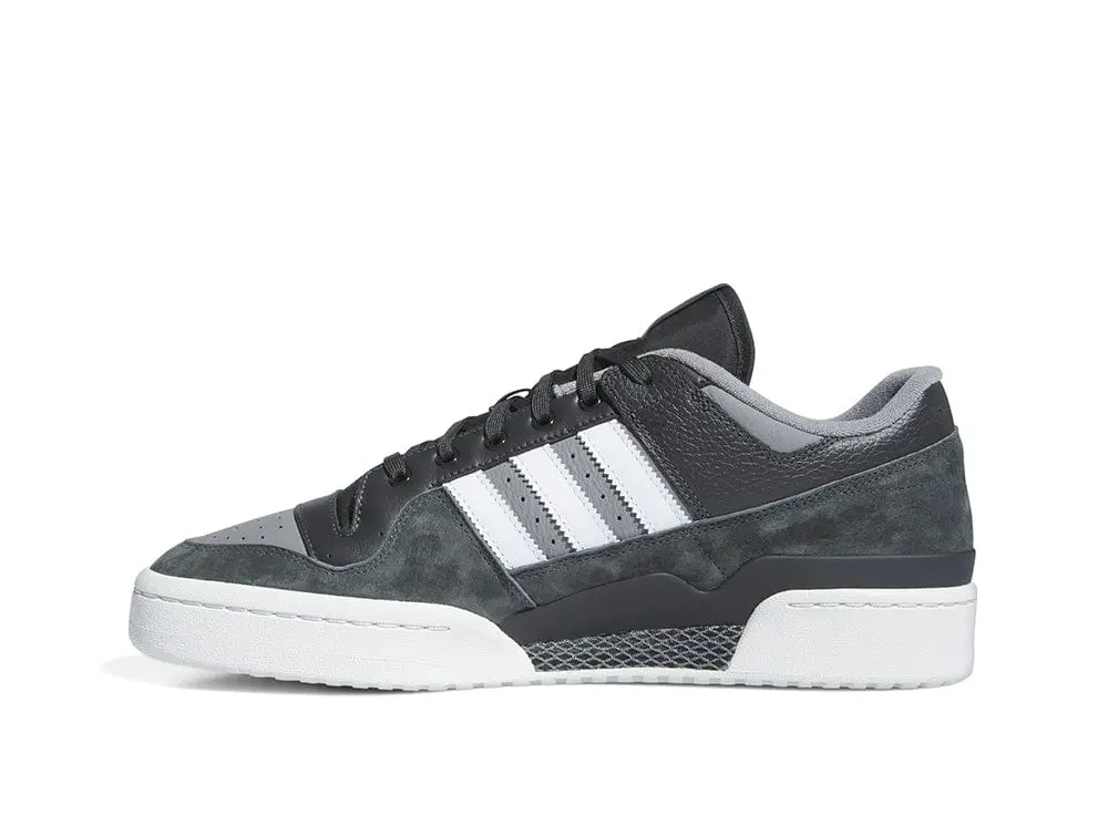 Zapatilla Adidas Forum 84 Low Adv Hombre Negro/Gris/Blanco - Image 3