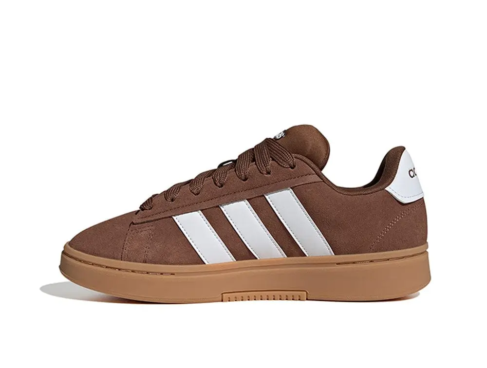 Zapatilla Adidas Grand Court Alpha 00S Hombre Café/Blanco/Suela Gum - Image 3