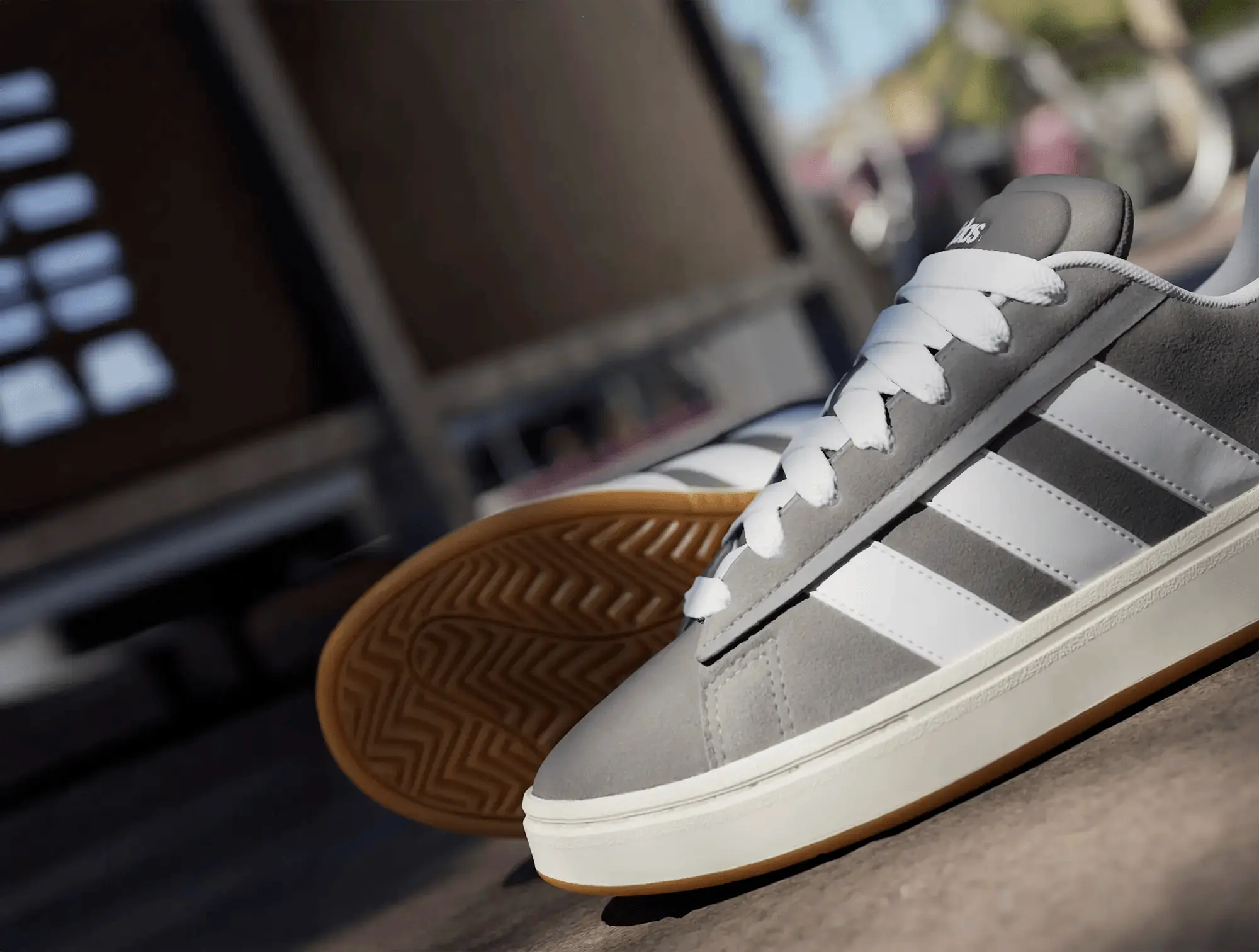 Zapatilla Adidas Grand Court Alpha 00S Hombre Gris - Image 5
