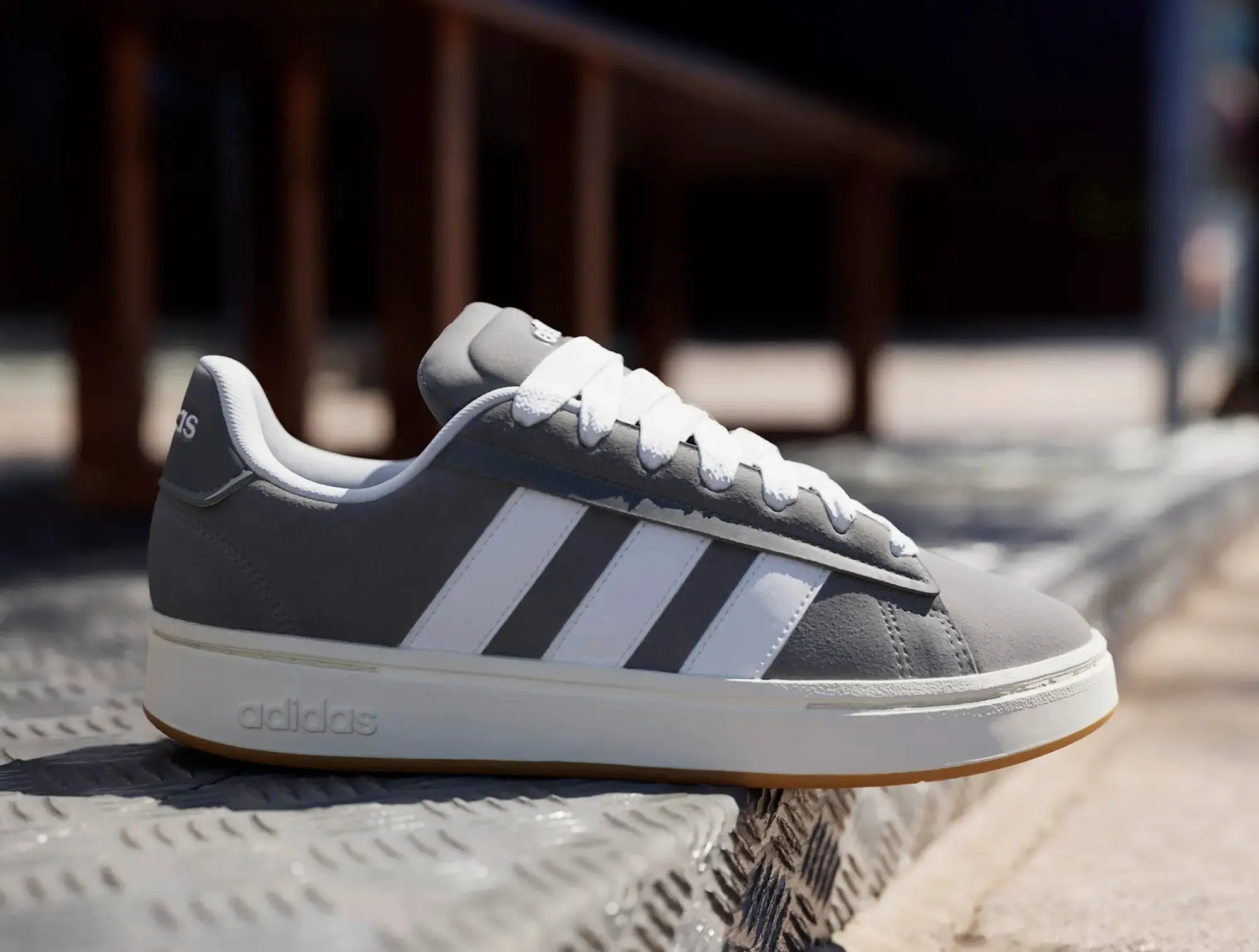 Zapatilla Adidas Grand Court Alpha 00S Hombre Gris - Image 6