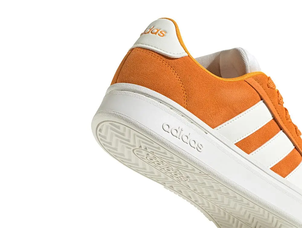 Zapatilla Adidas Grand Court Alpha 00S Hombre Naranjo/Blanco - Image 4