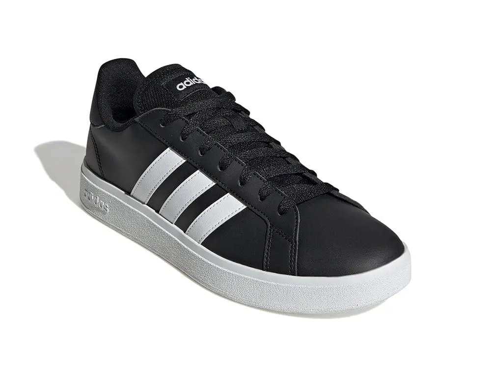 Zapatilla Adidas Grand Court Base 2.0 Hombre Negro - Blanco - Image 3