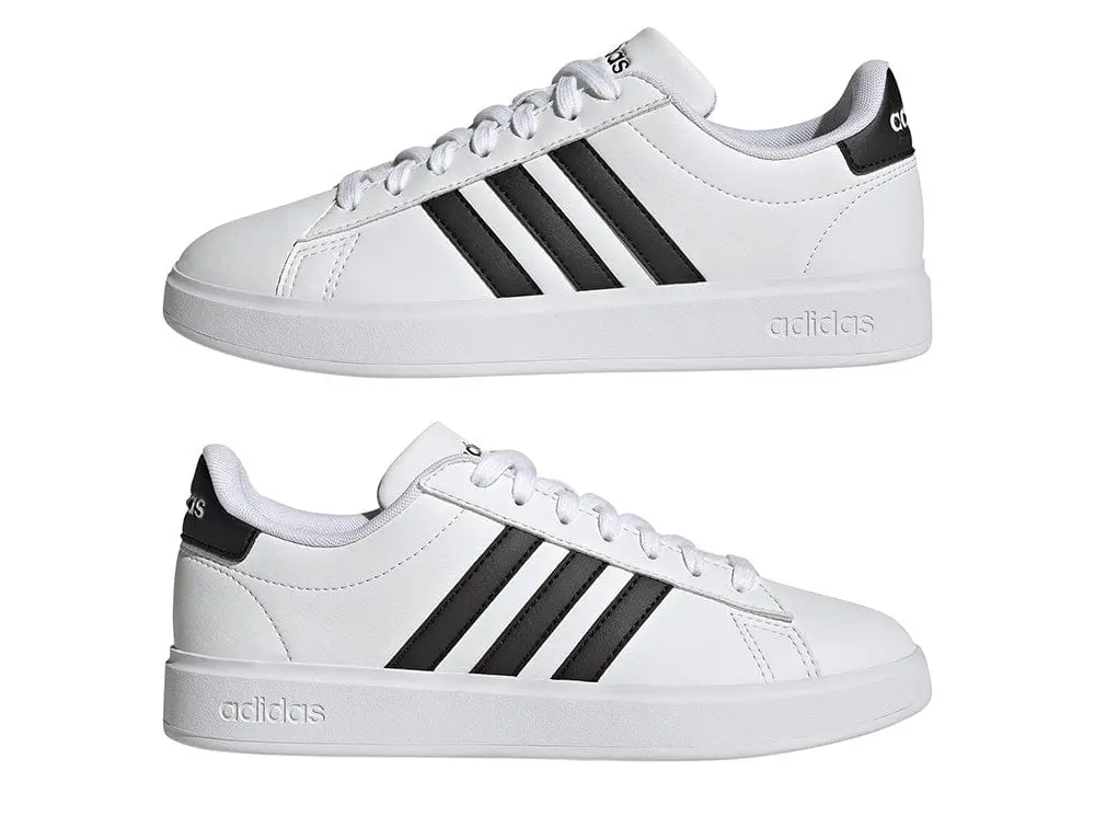 Zapatilla Adidas Grand Court Cloudfoam Lifestyle Mujer Blanco - Image 3