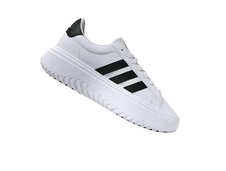Zapatilla Adidas Grand Court Plataforma Cuero Mujer Blanco - Image 16