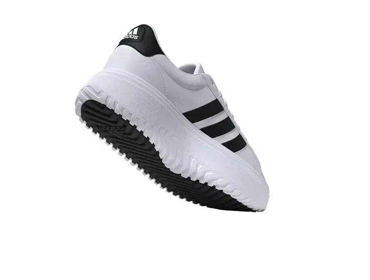 Zapatilla Adidas Grand Court Plataforma Cuero Mujer Blanco - Image 17