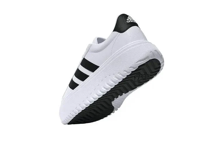 Zapatilla Adidas Grand Court Plataforma Cuero Mujer Blanco - Image 19