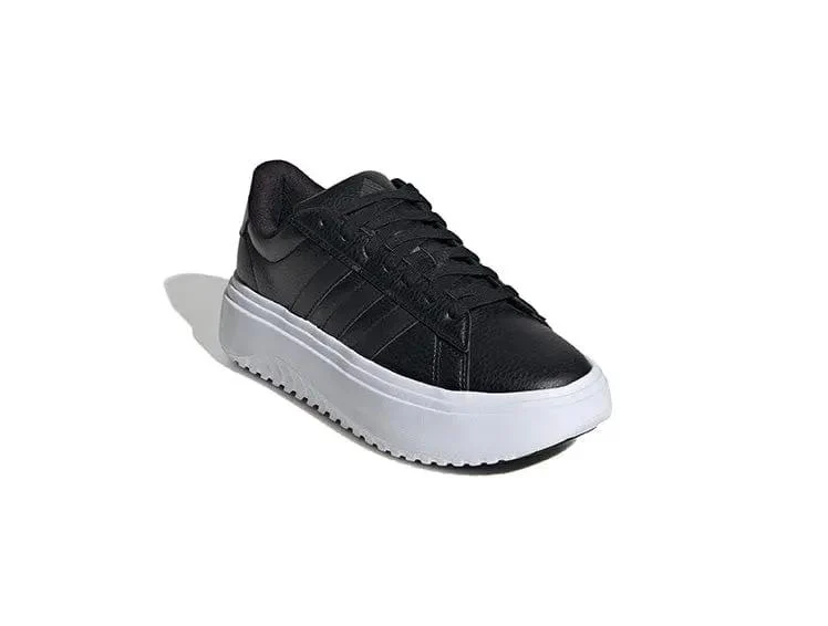 Zapatilla Adidas Grand Court Plataforma Cuero Mujer Negro - Image 10