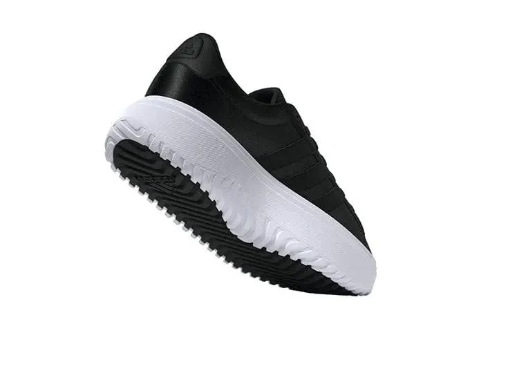 Zapatilla Adidas Grand Court Plataforma Cuero Mujer Negro - Image 18