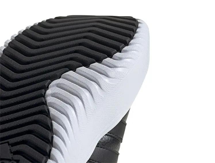 Zapatilla Adidas Grand Court Plataforma Cuero Mujer Negro - Image 3