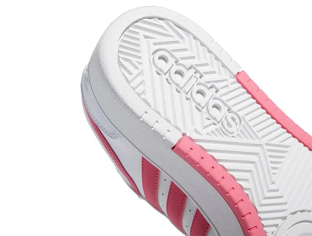 Zapatilla Adidas Hoops 3.0 Bold Cuero Mujer Blanco - Image 3