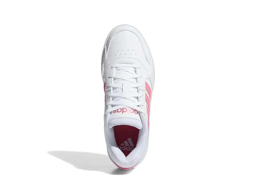 Zapatilla Adidas Hoops 3.0 Bold Cuero Mujer Blanco - Image 4