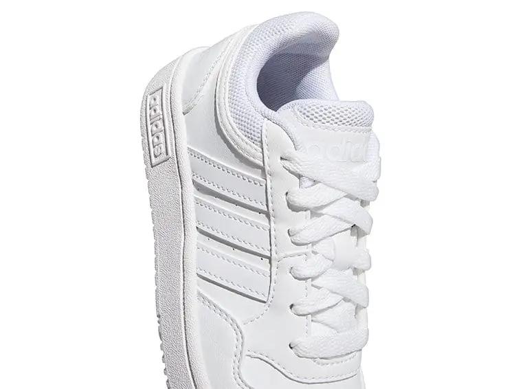 Zapatilla Adidas Hoops 3.0 Niños Mono Blanco - Image 3