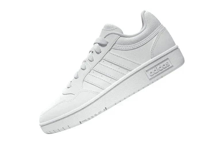 Zapatilla Adidas Hoops 3.0 Niños Mono Blanco - Image 7