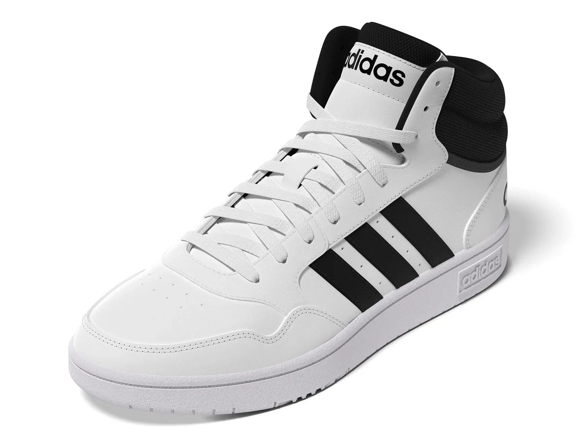 Zapatilla Adidas Hoops 3.0 Mid Hombre Blanco - Image 4