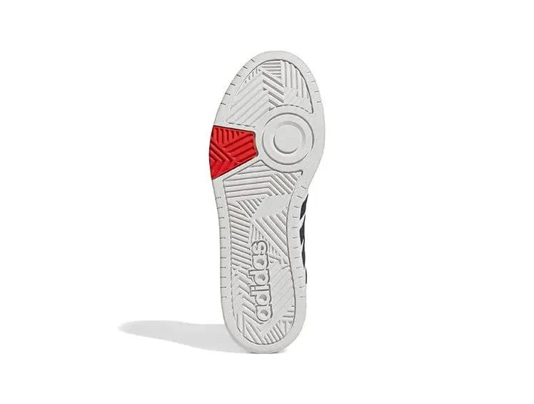 Zapatilla Adidas Hoops 3.0 Vintage Mid Hombre Blanco - Image 9