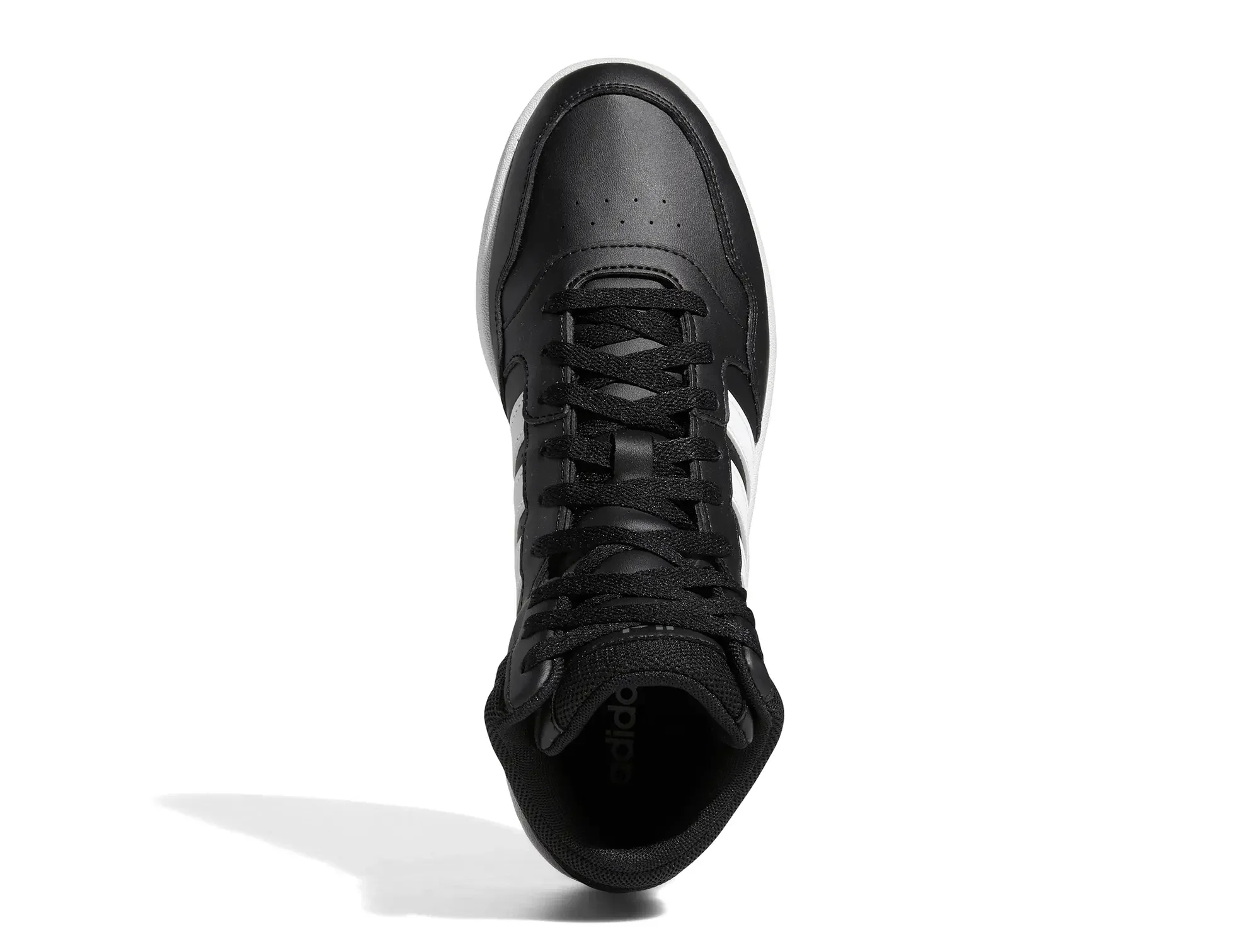 Zapatilla Adidas Hoops 3.0 Mid Cuero Hombre Negro - Image 11
