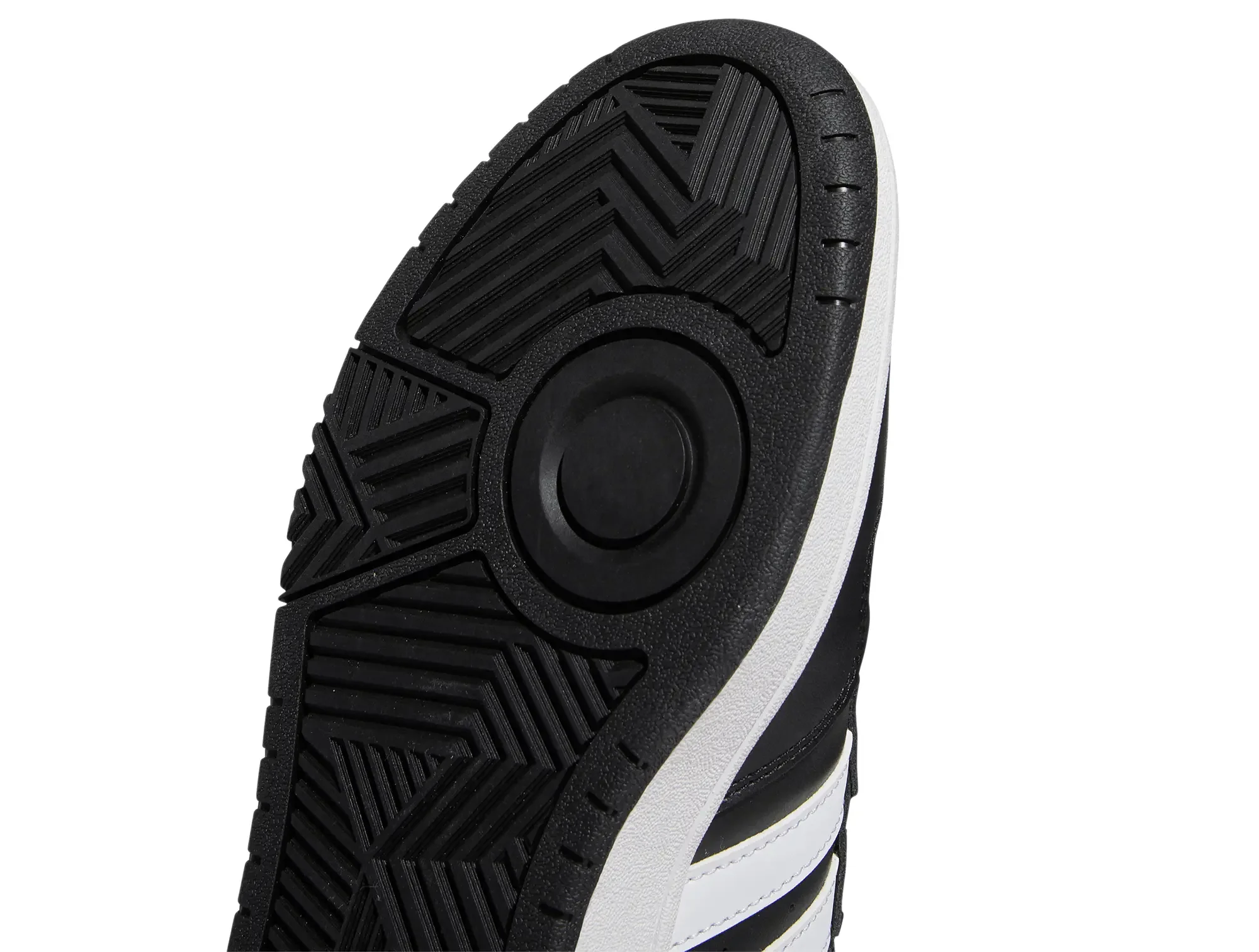 Zapatilla Adidas Hoops 3.0 Mid Cuero Hombre Negro - Image 16