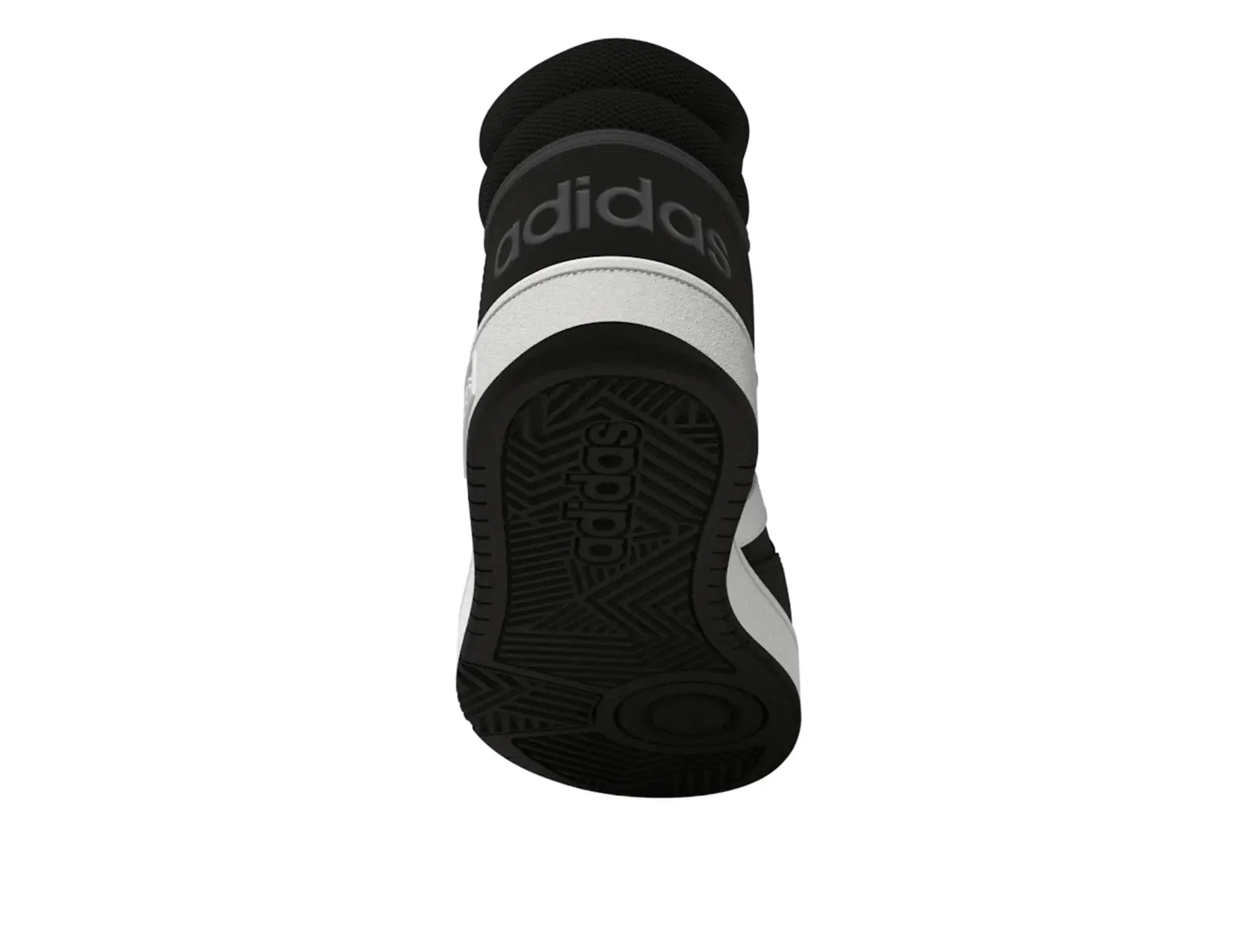 Zapatilla Adidas Hoops 3.0 Mid Cuero Hombre Negro - Image 17