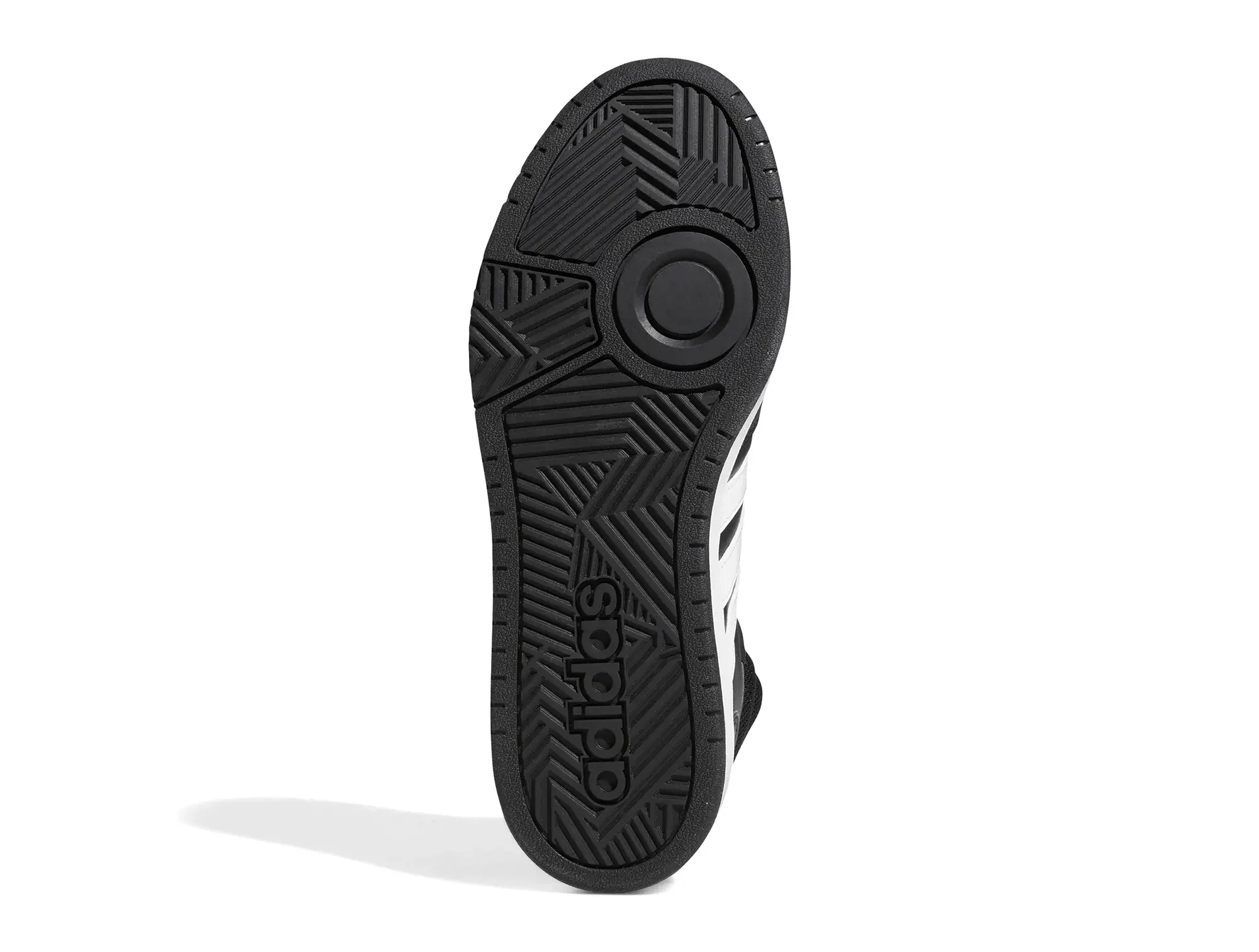 Zapatilla Adidas Hoops 3.0 Mid Cuero Hombre Negro - Image 18